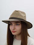 Шляпа STETSON арт. 2541122 TRAVELLER CANVAS (оливковый)